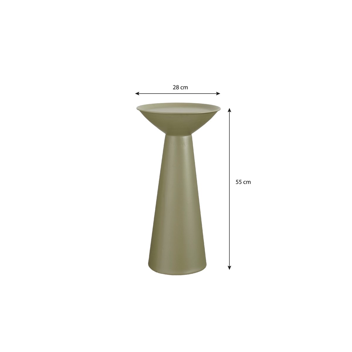 Bijzettafel Chiel, Groen