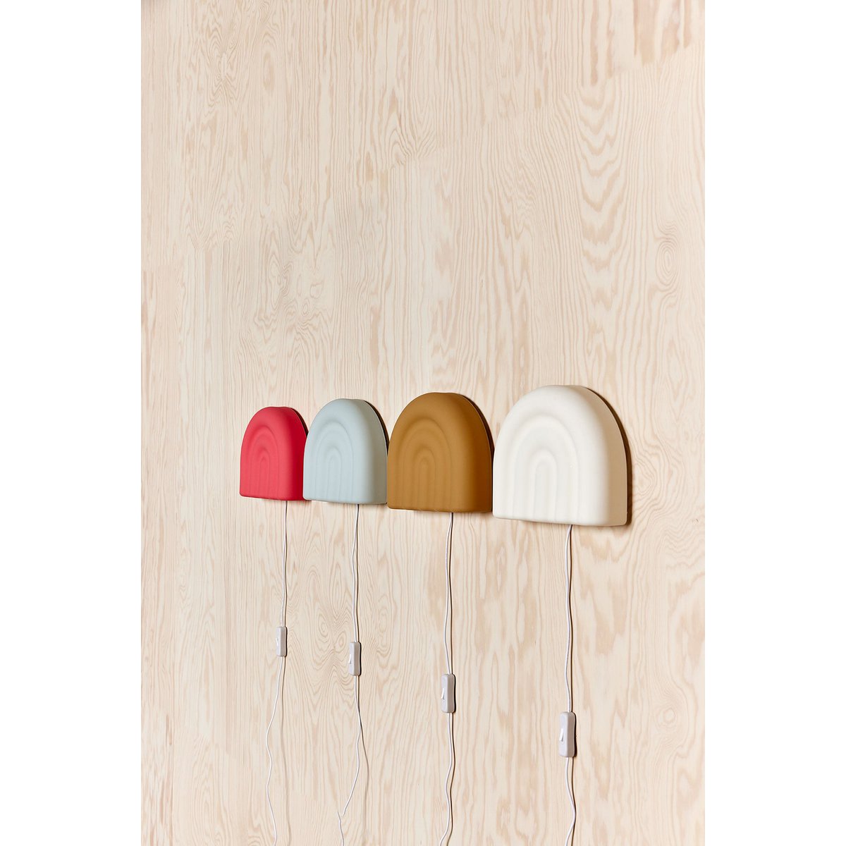 Regenboog wandlamp - wit (EU)