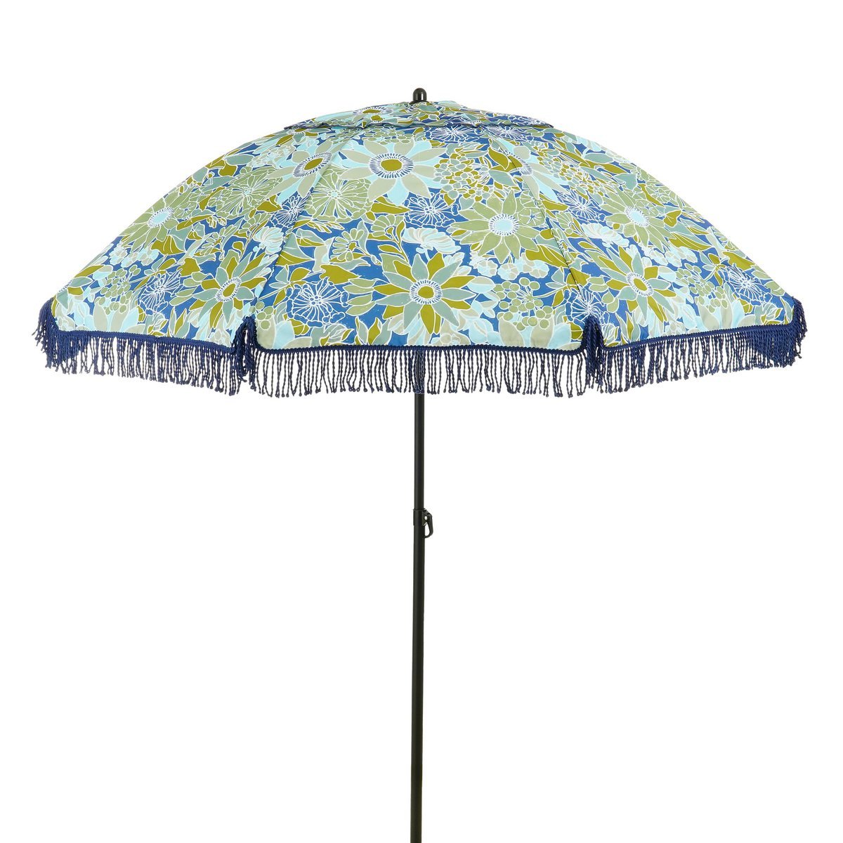 Parasol Bloem, H238 x Ø220 cm - Blauw