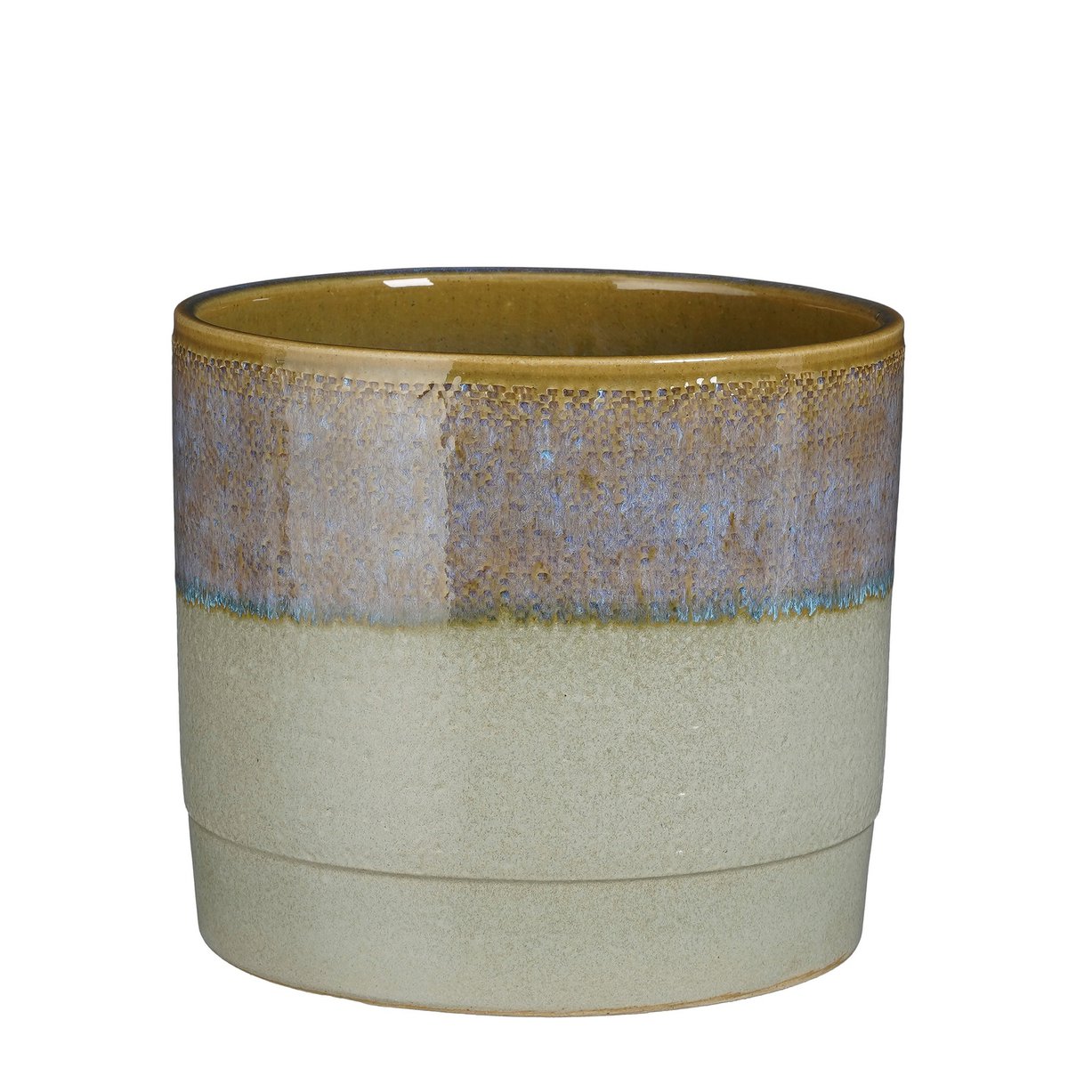 Bloempot Olof, H20 x Ø22 cm - Blauwgroen