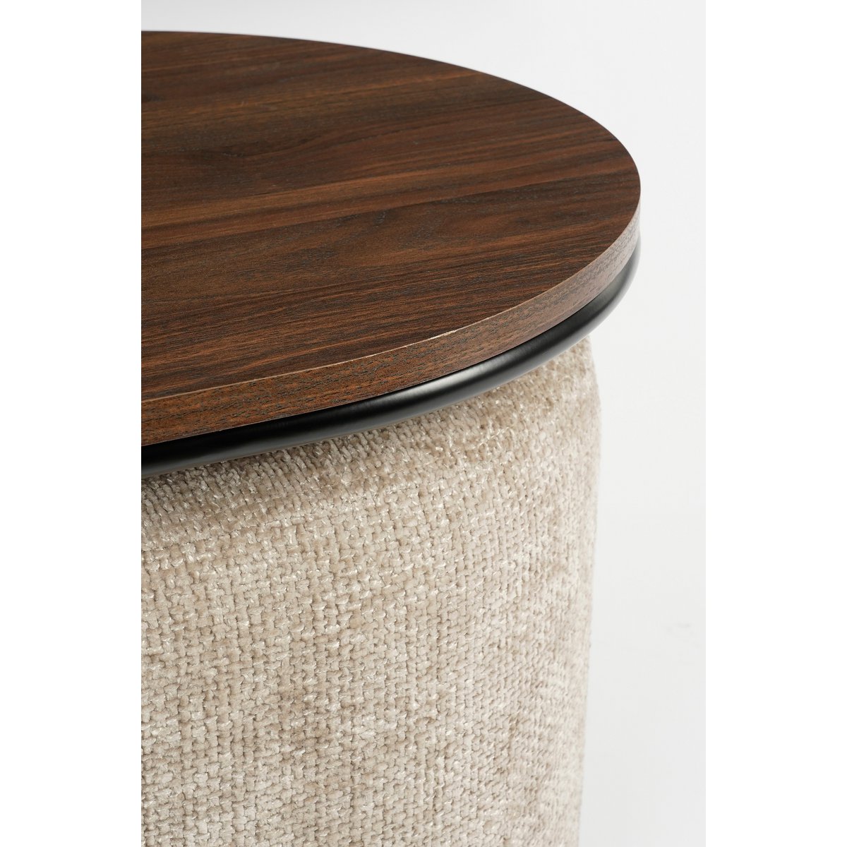 Salontafel met Poefjes, 3-delig