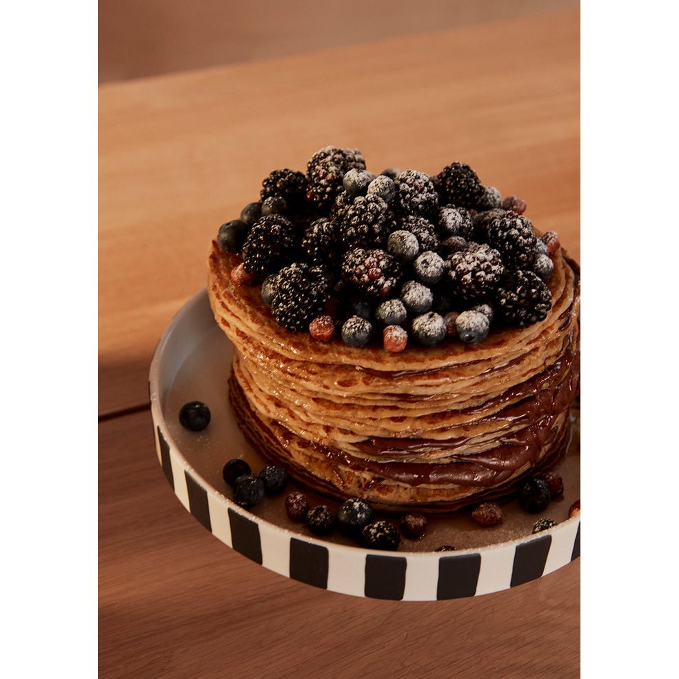 Dienblad Toppu zwart/wit - groot