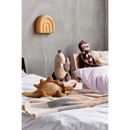 Regenboog wandlamp - mosterd (EU)