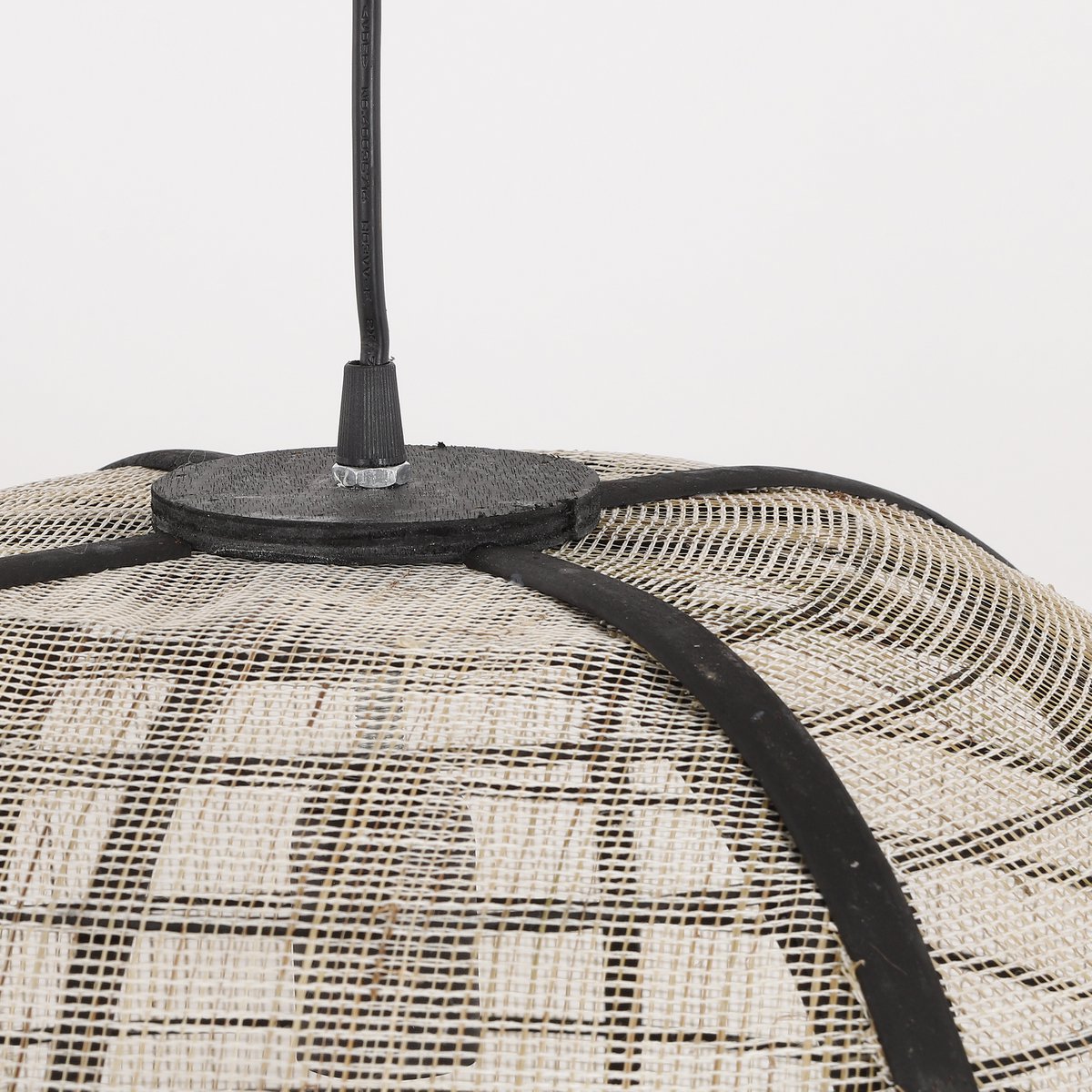 Hanglamp Pella, H44 x Ø45 cm - Linnen