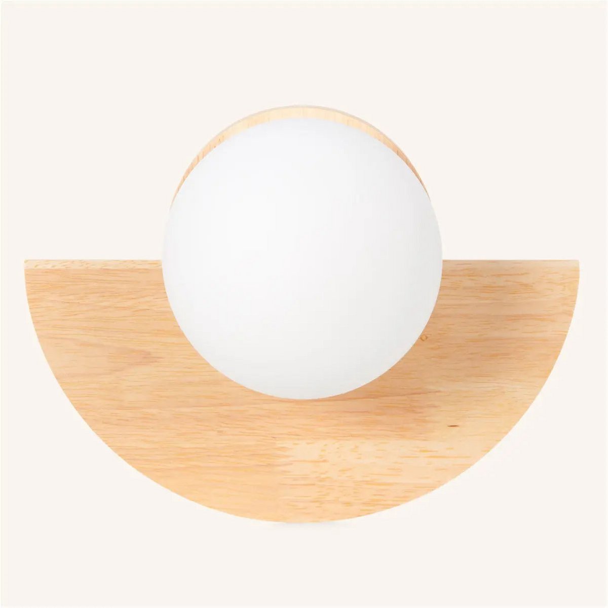 Wandlamp Kane lichtbruin, draadloos & oplaadbaar