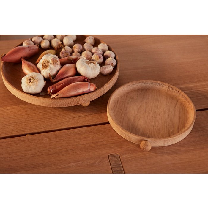 Houten Dienblad Inka rond - klein