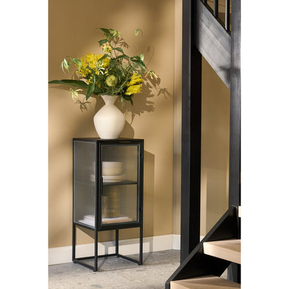 Opbergkast Clifton (L) met deuren, zwart