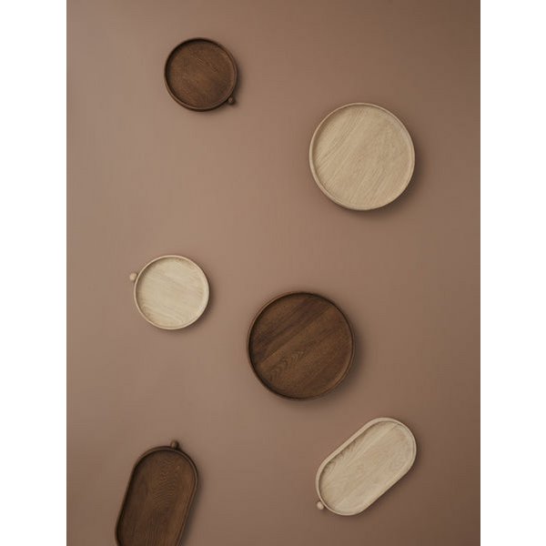 Houten Dienblad Inka rond - klein
